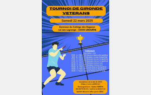 Tournoi de Gironde Vétérans