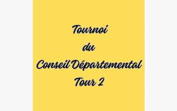 Tournoi du Conseil Départemental Tour 2 à Libourne.