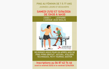 Ping au Féminin à Lesparre